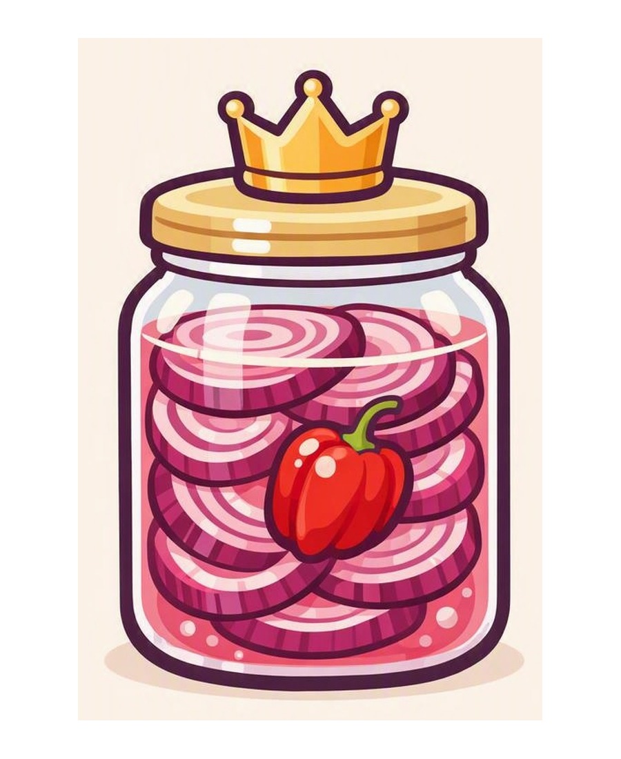 Ruby Princess Pickled Onions